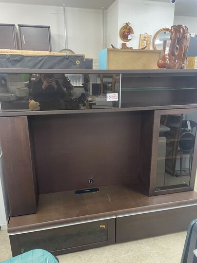 リサイクルショップどりーむ荒田店　No12195 テレビボード　棚付きタイプ♪　大型♪　オシャレ♪　収納力抜群♪