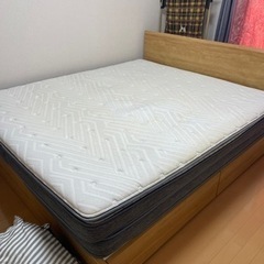 最終値下げします。家具 ベッド ダブルベッド