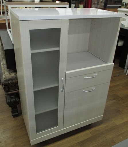 R523 NITORI キッチン台、レンジ台、キッチンカウンター、幅75cm Used