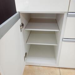 ☆ジモティ割あり☆ 食器棚 白 H180×D50.5×W119.5 クリーニング