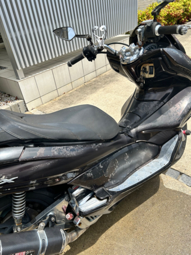 【実働車】ホンダ　PCX125cc ヨシムラマフラー装着　バイク車体 実働車】ホンダ PCX125cc ヨシムラマフラー装着 バイク車体