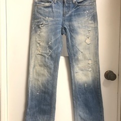 NIKISIX jeans ダメージ デニム パンツ 韓国 ジー...