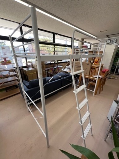 美原店　ニトリ　スチールハイベッド　セパタN  ロフトベッド　シングルベッド