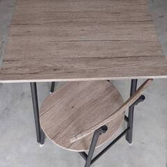 アンティーク/レトロ調　椅子 テーブル ２人用　セット