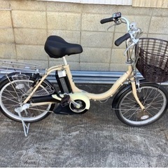 364 ヤマハ新機種電動アシスト自転車pas20インチアイボリーアルミボディー