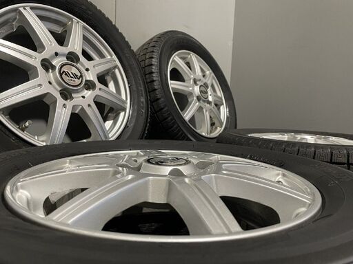 【TOYO GARIT G5 165/65R13】スタッドレス【CLIMATE ALIA 13インチ 4J4HPCD100+43】バリ溝 タウンボックス等　(MTC538) クレジットカード QRコード決済可能 TOYO GARIT G5 165/65R13】スタッドレス【CLIMATE ALIA 13インチ
