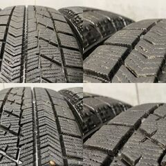 【BS BLIZZAK VRX 155/65R14】スタッドレス【ダイハツ 純正ホイール 14インチ 4.5J4HPCD100+45】19年製 タント ムーヴ等　(MTC536)クレジットカード QRコード決済可能