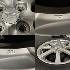 【BS BLIZZAK VRX 155/65R14】スタッドレス【ダイハツ 純正ホイール 14インチ 4.5J4HPCD100+45】19年製 タント ムーヴ等　(MTC536)クレジットカード QRコード決済可能