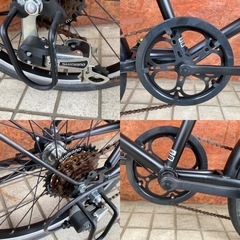 SOUTHERNPORT SP-MIN 20インチミニベロ 6速ギア 黒 街乗り