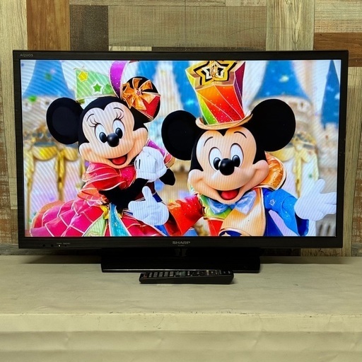 即日受渡❣️SHARP 32型 AQUOS  USB外付けHDDディスク録画対応9500円