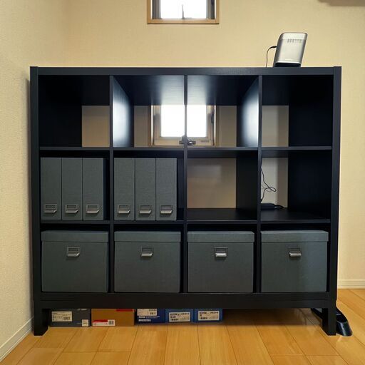 【キズ・ヨゴレなし／美品】IKEA／カラックス（下部フレーム + 書類ボックス + 収納ボックス）