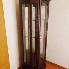 井口家具購入※キュリオケース 照明付き 美品