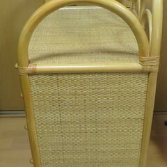 4段 籐家具 タンス ビンテージ ヴィンテージ 古家具 籐ラック