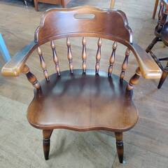 【愛品倶楽部柏店】飛騨産業 アームチェア3脚&丸テーブルセット 穂高