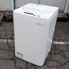 【引き取り限定中古品】SHARP 全自動洗濯機 5.5kg ES...
