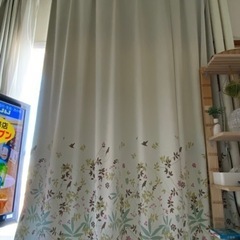 大きな遮光カーテン