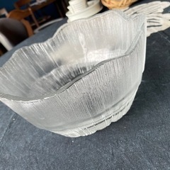 “新品”ガラスお皿