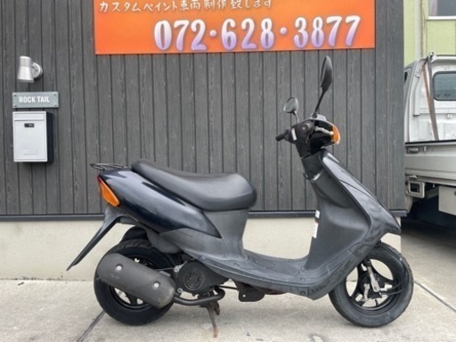 ★35000円 レッツ2 バッテリー新品！セル1 実働車　スズキ　原付　スクーター　レッツ　2スト