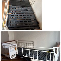 5/21 終 介護用電動ベッド 3モーター パラマウントベッド楽匠Sシリーズ リクライニング 昇降 動作確認済み 24e菊RH