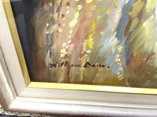 9103 真作保証 William Cane ウィリアム・ケイン 婦人像 油彩 10号