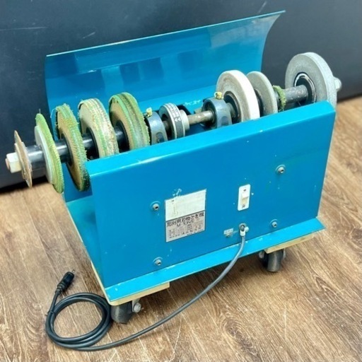 ○動作品■清水製作所 彫刻用刃物とぎ機 刃物研ぎ機 研磨機 鑿 彫刻刀 大工 本職 電動工具 M-10N 100V 50/60Hz 中古品■ジモティ姫路