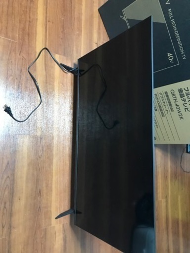 40型テレビ　2024年製\n　QRTN-40W2K 　準新品