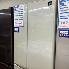 安心の返金保証付き♪【SHARP】6ドア冷蔵庫(SJ-F461E...