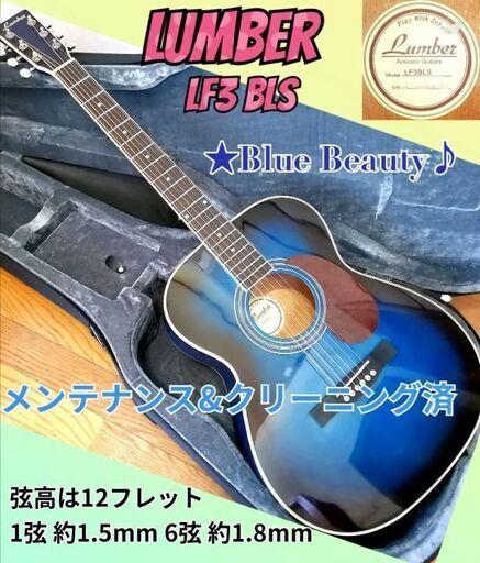 ★コンパクトボディーBlue Beauty♪★Lumber LF3BLS★