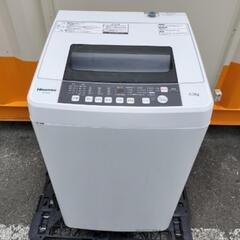 ◆受付終了◆2018年製◆ハイセンス 5.5kg全自動洗濯機 エ...