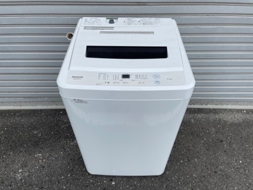 美品MAXZEN製 2021年 6.0kg　全自動洗濯機