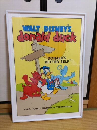 ドナルドダックのセリグラフポスター