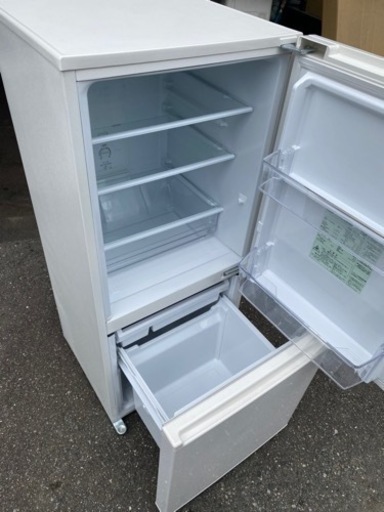 NO82❗️ 福岡市内配送無料　2019年式 AQR-17J-W 冷蔵庫 ミルク [2ドア /右開きタイプ /168L] NO82❗️ 福岡市内配送無料 2019年式 AQR-17J-W 冷蔵庫 ミルク [2