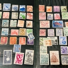 【ネット決済・配送可】かなり古い外国の切手/消印あり