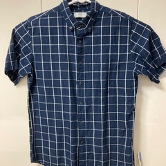 ユニクロ 綿麻 カジュアルシャツ Ｌ 100円/1枚×3