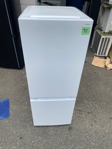 NO 78❗️ 福岡市内配送無料　2023年式 yselect YRZF15J ヤマダオリジナル ２ドア冷蔵庫 (156L・右開き) ホワイト