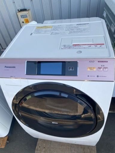 NO87❗️ パナソニック 10．0kgドラム式洗濯乾燥機(左開き) エディオンオリジナル NA-VX5E2L-W