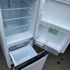 NO 83❗️ 福岡市内配送無料　2020年式 ハイセンス 冷蔵庫 幅48cm 150L パールホワイト HR-D15C 2ドア 右開き 自動霜取り コンパクト