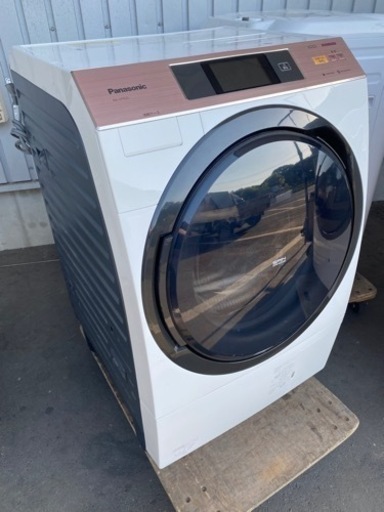 NO87❗️ パナソニック 10．0kgドラム式洗濯乾燥機(左開き) エディオンオリジナル NA-VX5E2L-W