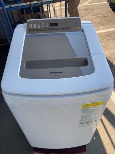 NO 90❗️ 福岡市内配送設置無料 NA-FD80H5-N 縦型洗濯乾燥機 シャンパン [洗濯8.0kg /乾燥4.5kg /ヒーター乾燥(水冷・除湿タイプ) /上開き]