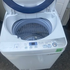 NO59❗️ 配送可能シャープ 全自動洗濯機 穴なし槽 5.5Kgタイプ グレー ES-GE55R-H