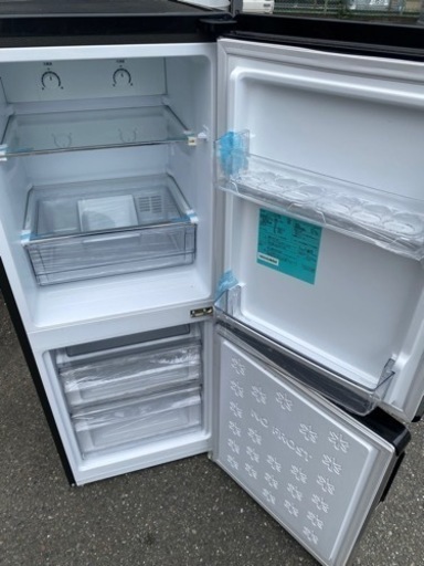 NO85❗️ 福岡市内配送無料　2022年式　冷蔵庫 URBAN CAFE SERIES（アーバンカフェシリーズ） ステンレスブラック JR-XP2NF148F-XK [幅50.2cm /148L /2ドア /右開きタイプ /冷凍室 54L] NO85❗️ 福岡市内配送無料 2022年式 冷蔵庫 URBAN CAFE SERIES