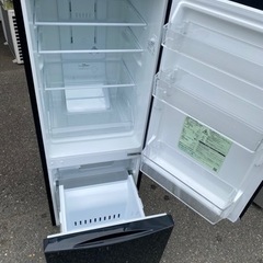 NO84❗️ 福岡市内配送無料 GR-P15BS-K 冷蔵庫 BSシリーズ メタリック 