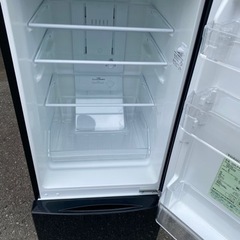 NO84❗️ 福岡市内配送無料 GR-P15BS-K 冷蔵庫 BSシリーズ メタリック 