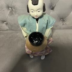 【ネット決済・配送可】最終値下げ！　からくり人形　茶運び人形
