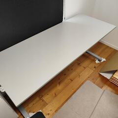 オフィス用家具 机 ミーティングテーブル 1500 600 グレー