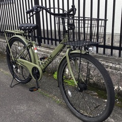 ＜整備済・美品車＞DIVINE/ディバイン・26インチ・LEDオートライト・太タイヤ・後輪タイヤ新品・目立つキズも無く清掃済みでピカピカです