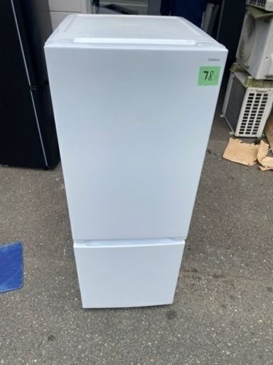 NO 78❗️ 福岡市内配送無料　2023年式 yselect YRZF15J ヤマダオリジナル ２ドア冷蔵庫 (156L・右開き) ホワイト
