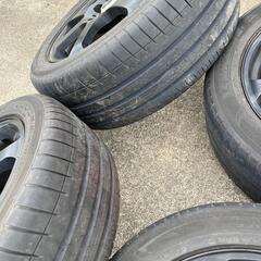 SUW マットブラックホイール 114.3 17インチ