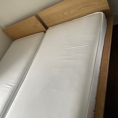 無印良品　木製　シングルベッド　×2