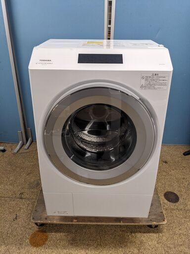 東芝 ドラム式洗濯乾燥機 洗濯/乾燥 12.0/7.0kg 2022年製 TW-127XP2L 最上位モデル スピーディー 低振動・低騒音設計